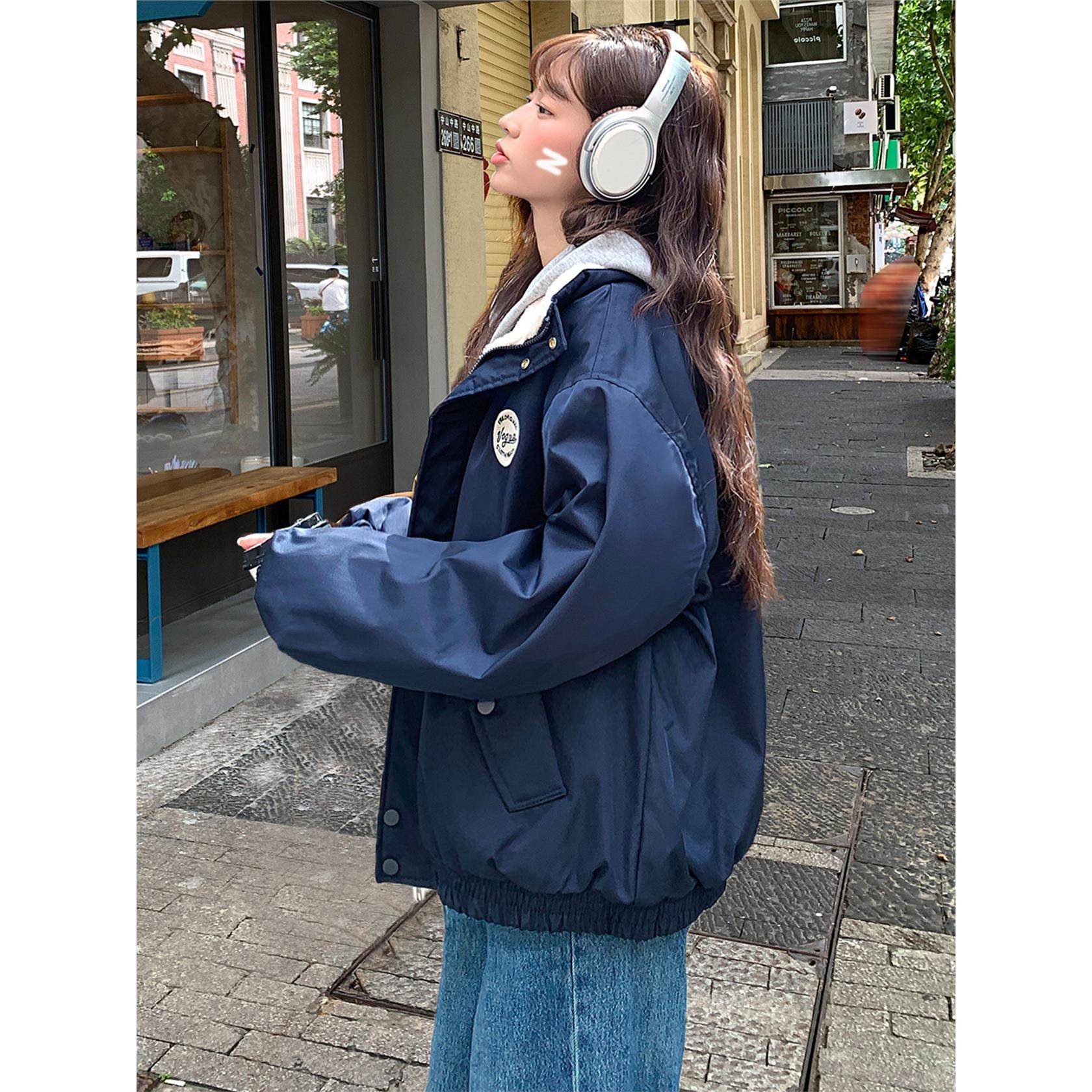 2025年新款冬季棉衣棉服女小个子学生羊羔毛超好看夹棉厚棉袄外套,淘宝优惠券,粉丝福利购,淘宝优惠卷