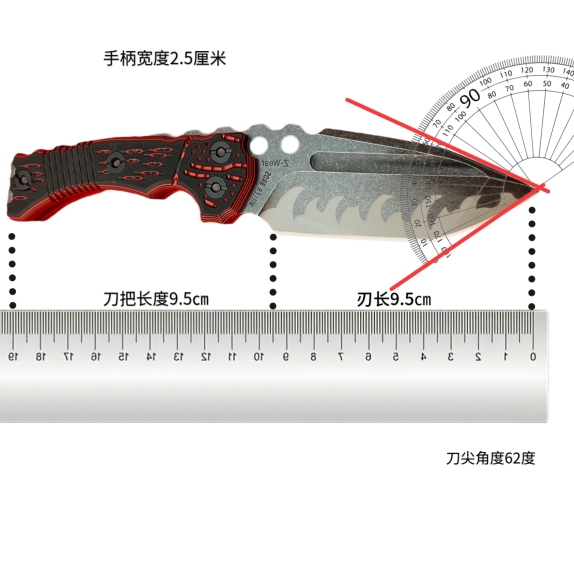 米勒兄弟M28m8刀具户外生存荒野求生菊田水果刀野外锋利长款防身-图2