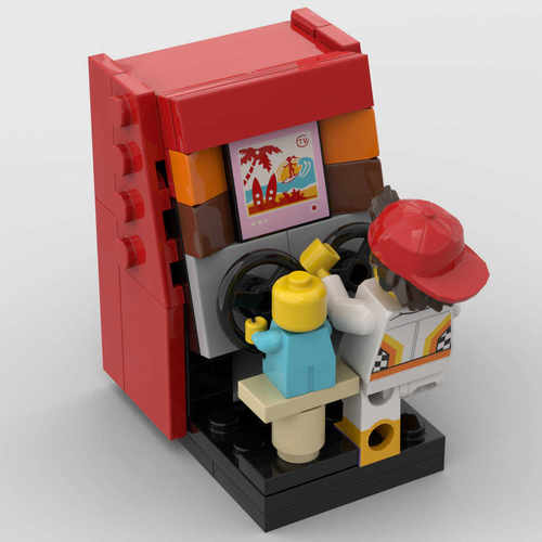 定制积木小颗粒新款摆件模型儿童益智解压拼装玩具男孩生日礼物盒 - 图3