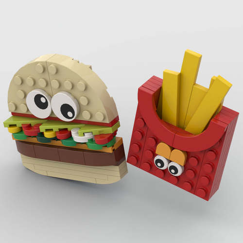 定制积木小颗粒新款摆件模型儿童益智解压拼装玩具男孩生日礼物盒 - 图2