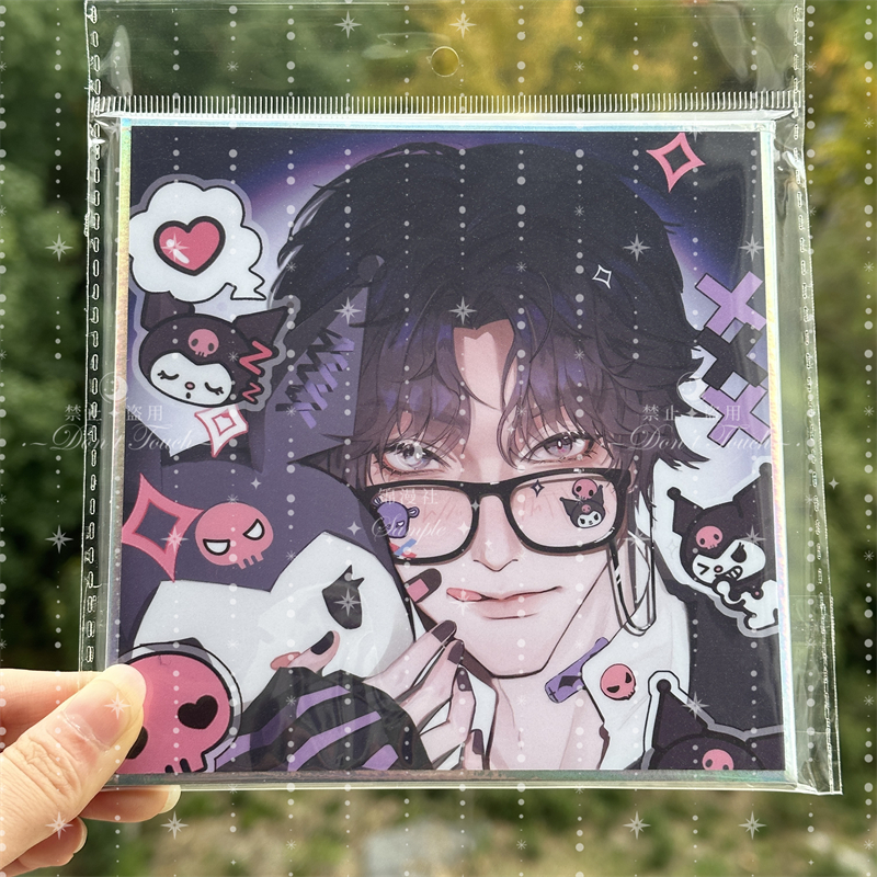 恋与深空同人周边徽章吧唧透卡拍立得色纸 祁煜库洛米二次元原创 - 图1