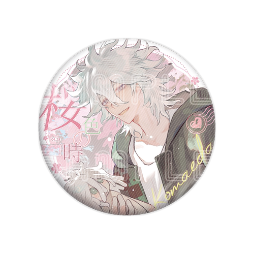 锦漫社 弹丸论破狛枝凪斗桜色の時 双闪吧唧徽章透卡色纸圆板周边 - 图3