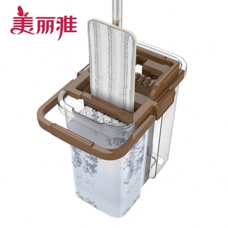美丽雅洗刷刷平板拖把二代家用懒人免手洗平板地拖拖地干净一刷净,淘宝优惠券,粉丝福利购,淘宝优惠卷