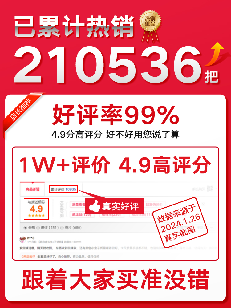 得力游标卡尺高精度电子数显家用小型工业级深度高度珠宝油标卡尺 - 图1