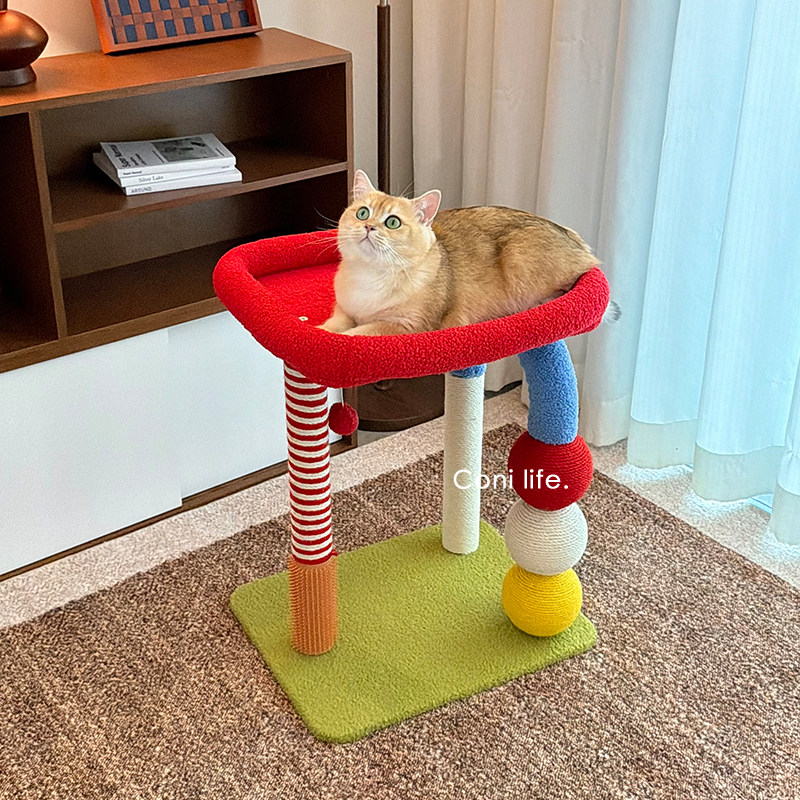 Coni life猫爬架猫窝一体剑麻猫抓柱猫架子小型不占地猫玩具用品,淘宝优惠券,粉丝福利购,淘宝优惠卷