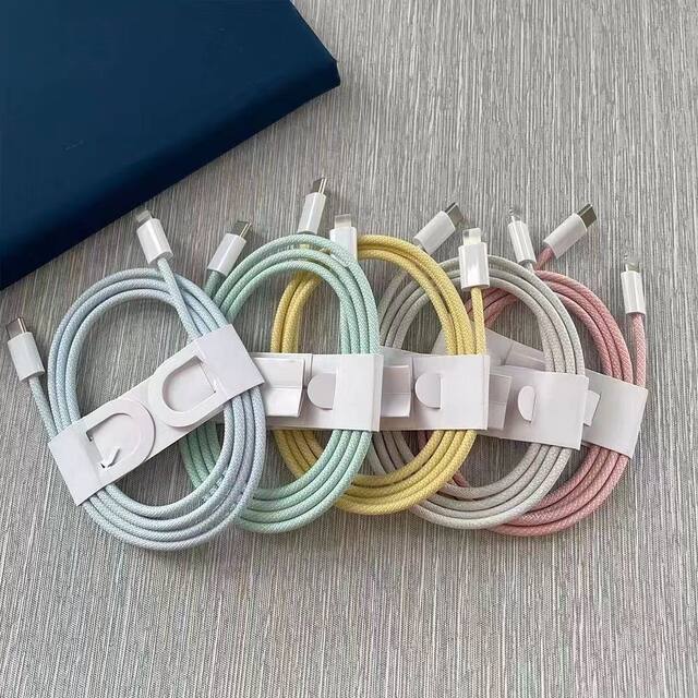 Suitable for Apple PD20W fast charging color braided 13/14/12/11 series PD fast charging data cable