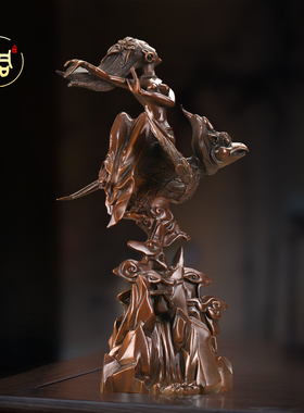 诺轩铜祝福古典客厅摆件