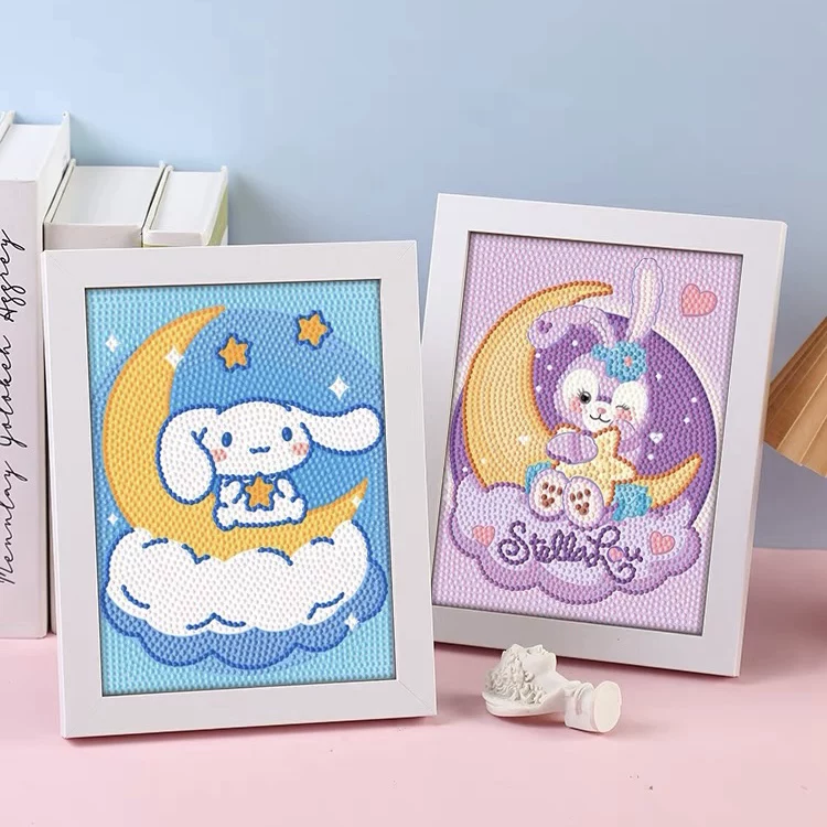 Картина алмазами по мультфильму 2024 новый детский DIY handmade звёздная дылю алмазная прорисовка с высоким ценением ins