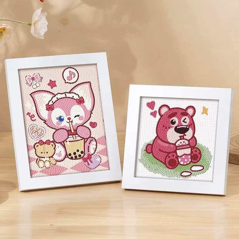 Картина алмазами по мультфильму 2024 новый детский DIY handmade звёздная дылю алмазная прорисовка с высоким ценением ins
