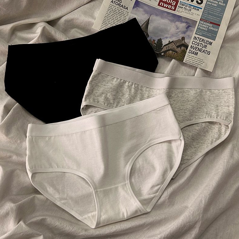 纯棉内裤女2025新款女士女生少女中腰抗菌全棉裆黑色短裤三角裤头,淘宝优惠券,粉丝福利购,淘宝优惠卷