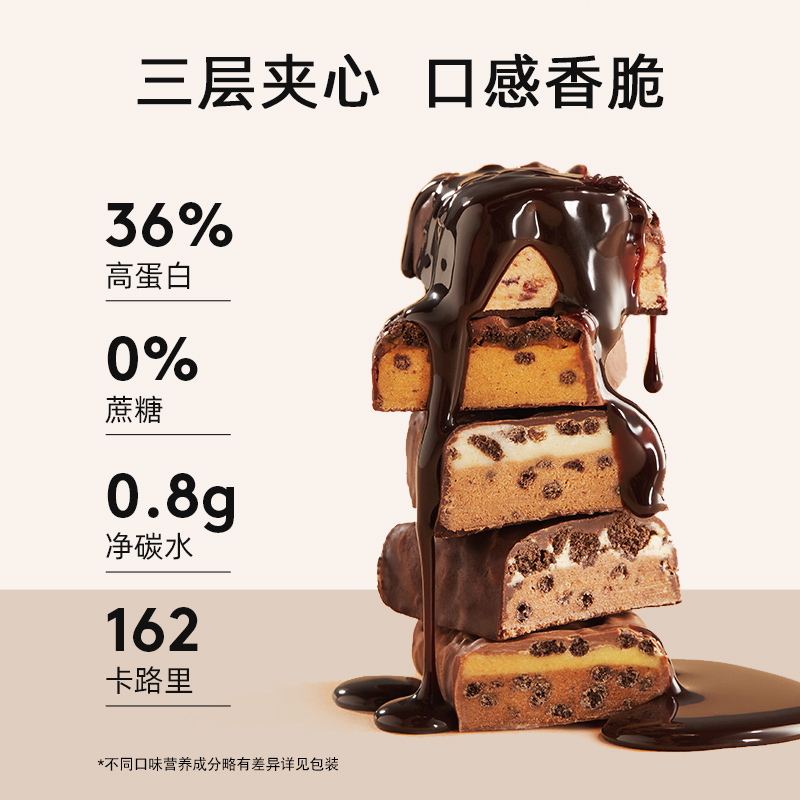 intico夹心0反式脂肪每日蛋白棒 intico营养（消化）饼干