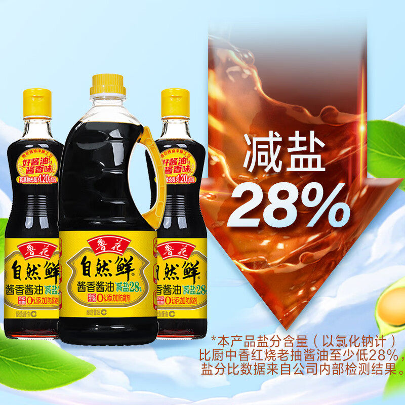 鲁花自然鲜酱油2.1KG 家庭大桶零添加特级酿造生抽炒菜凉拌调味品,淘宝优惠券,粉丝福利购,淘宝优惠卷