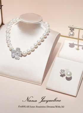 NJJewelry花朵项链女
