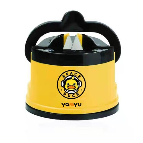 小黄鸭磨刀神器家用菜刀2025新款正品高档厨师专用吸盘钨钢磨刀石 - 图3