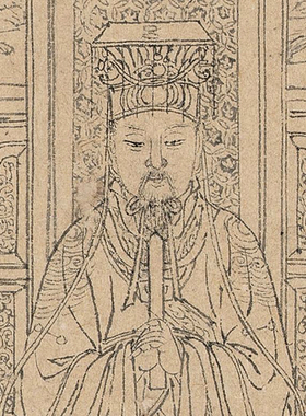 吴道子道子墨宝图册唐代人物图画国艺术微喷临摹画稿美学挂画