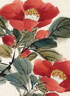王雪涛花鸟画册近代花鸟画国画原作微喷临摹画稿仿古装饰画