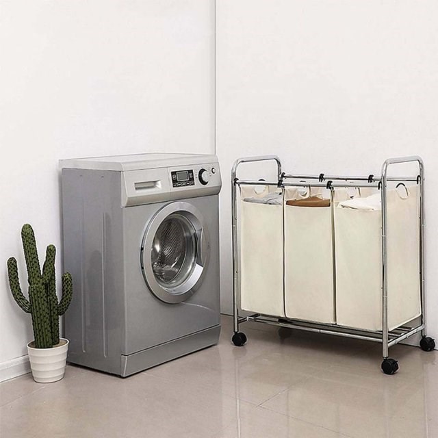 34'' Laundry Basket Organizer For Dirty Clothes Laun - 图1