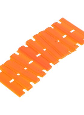 10Pcs/Set Double-Edged Plastic Blades Replacement Scraper Wi
