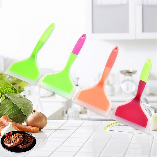 Silicone Spatula Non-stick Wide Turner Heat Resistant Pancak - 图3