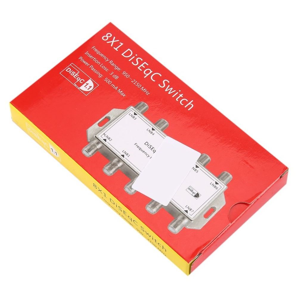 DS81 8 in 1 Satellite Signal DiSEqC Switch LNB Receiver Mult-图0