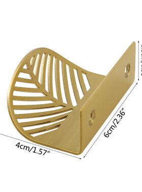 Leaf Shape Brass Door Knob Furniture Handles Drawer Pulls Ca