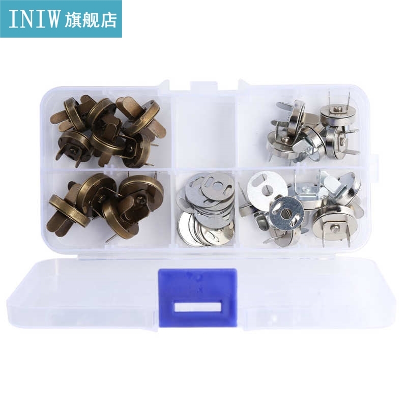 Button Clasp Button Clasp Aluminum Alloy Magnetic Snap Faste - 图0