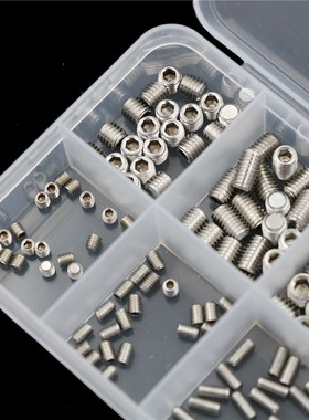 200Pcs/set 304 Stainless Steel Wood Screws Allen Head Socket