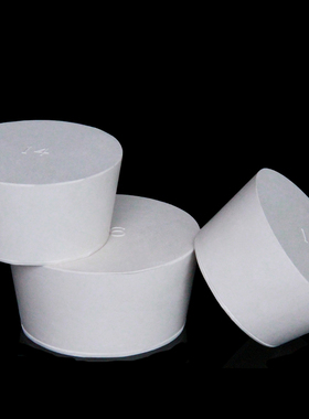 000#-14# White Solid Rubber Stopper Push-In Sealing Plug Lab