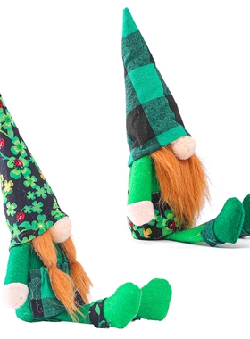 Swedish Gnome Patricks Day Stuffed Gnome Plush Doll Swedish