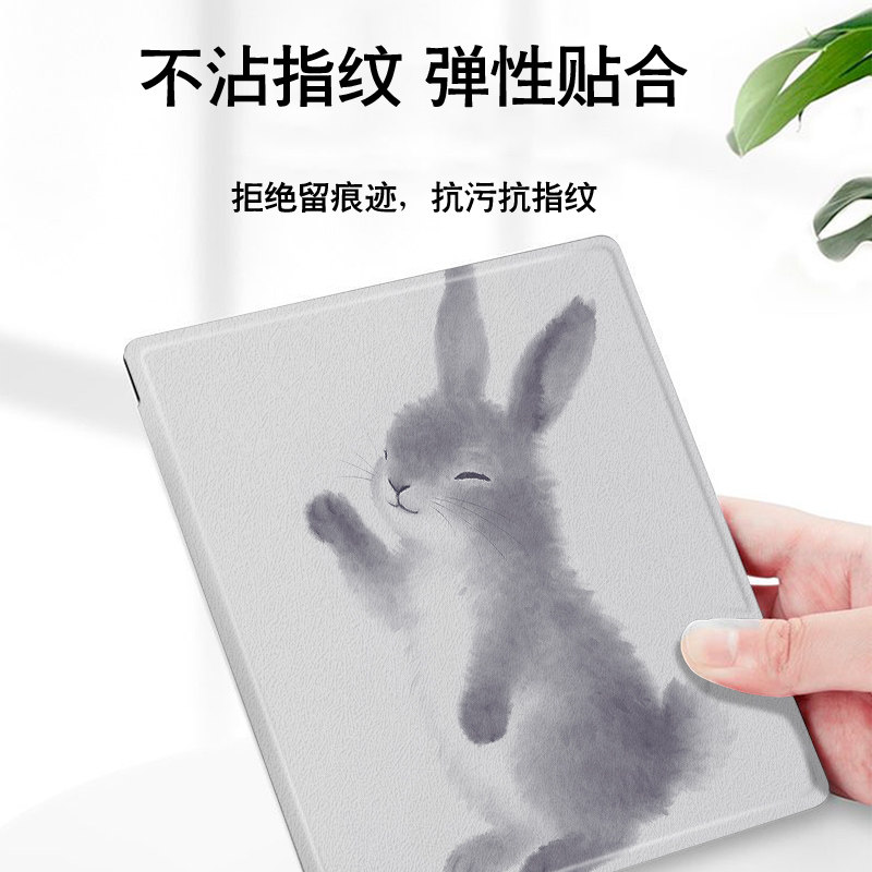 适用文石leaf5兔子leaf3水墨poke6s小白马5s阅读器tab8c磁吸Note电子书保护套艺术BOOX国风Page电纸书x5s壳潮 - 图3
