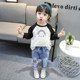 Girls' pure cotton long-sleeved T-shirt new spring and autumn base shirt