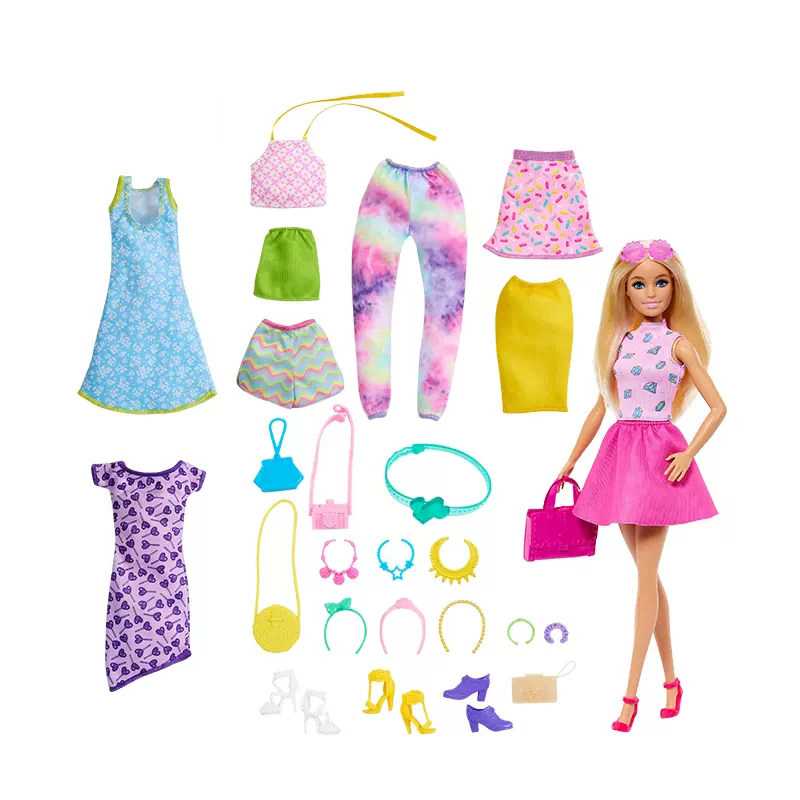 【自营】芭比娃娃时尚甜美搭配礼盒女孩公主换装过家家玩具礼物,淘宝优惠券,粉丝福利购,淘宝优惠卷