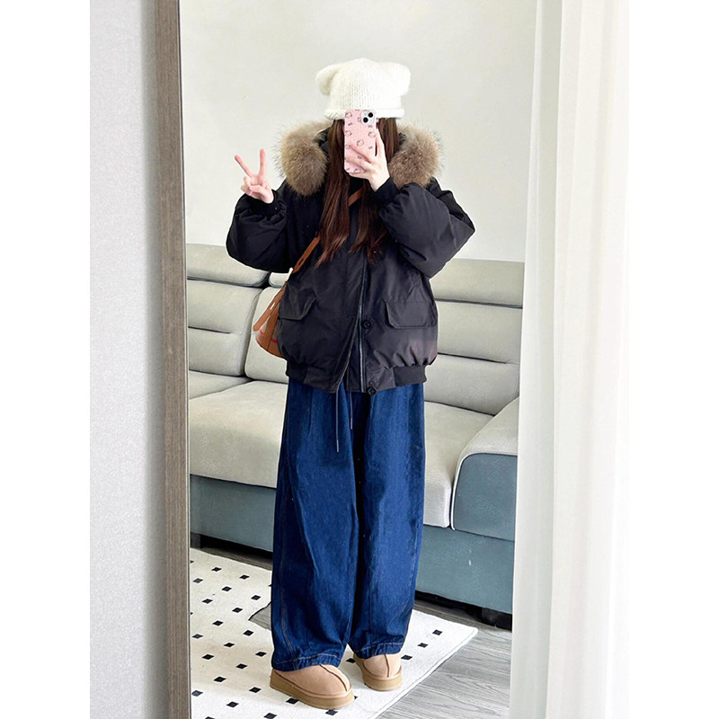 胖mm大码女装黑色工装派克服棉服女冬季新款宽松加厚保暖棉衣外套,淘宝优惠券,粉丝福利购,淘宝优惠卷