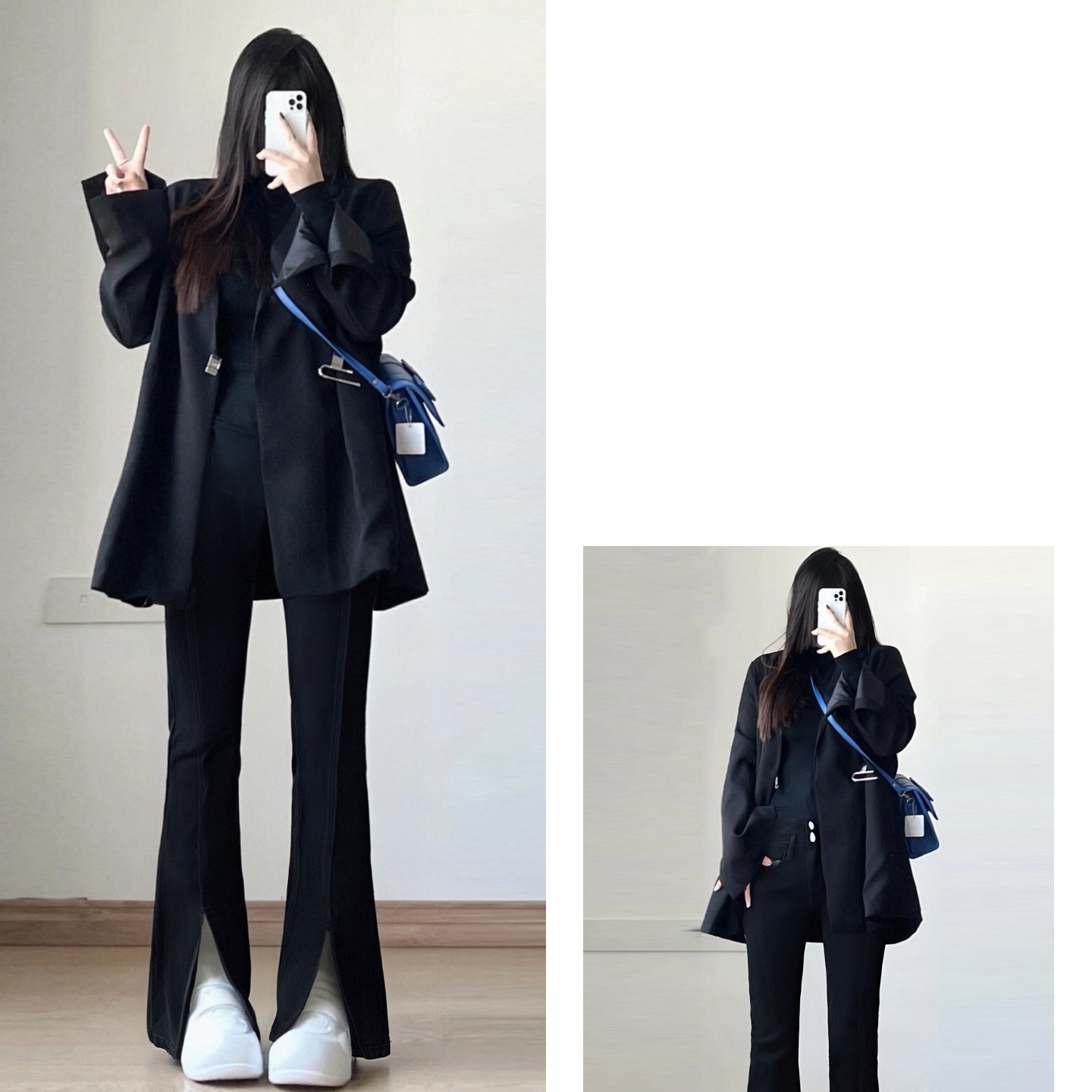 300斤特大码女装牛仔裤女胖mm美式复古黑色微喇直筒松紧阔腿长裤,淘宝优惠券,粉丝福利购,淘宝优惠卷