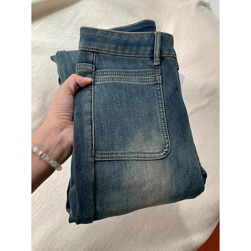 胖mm大码女装复古微喇牛仔裤女冬季新款高腰显瘦弹力加绒喇叭裤子,淘宝优惠券,粉丝福利购,淘宝优惠卷