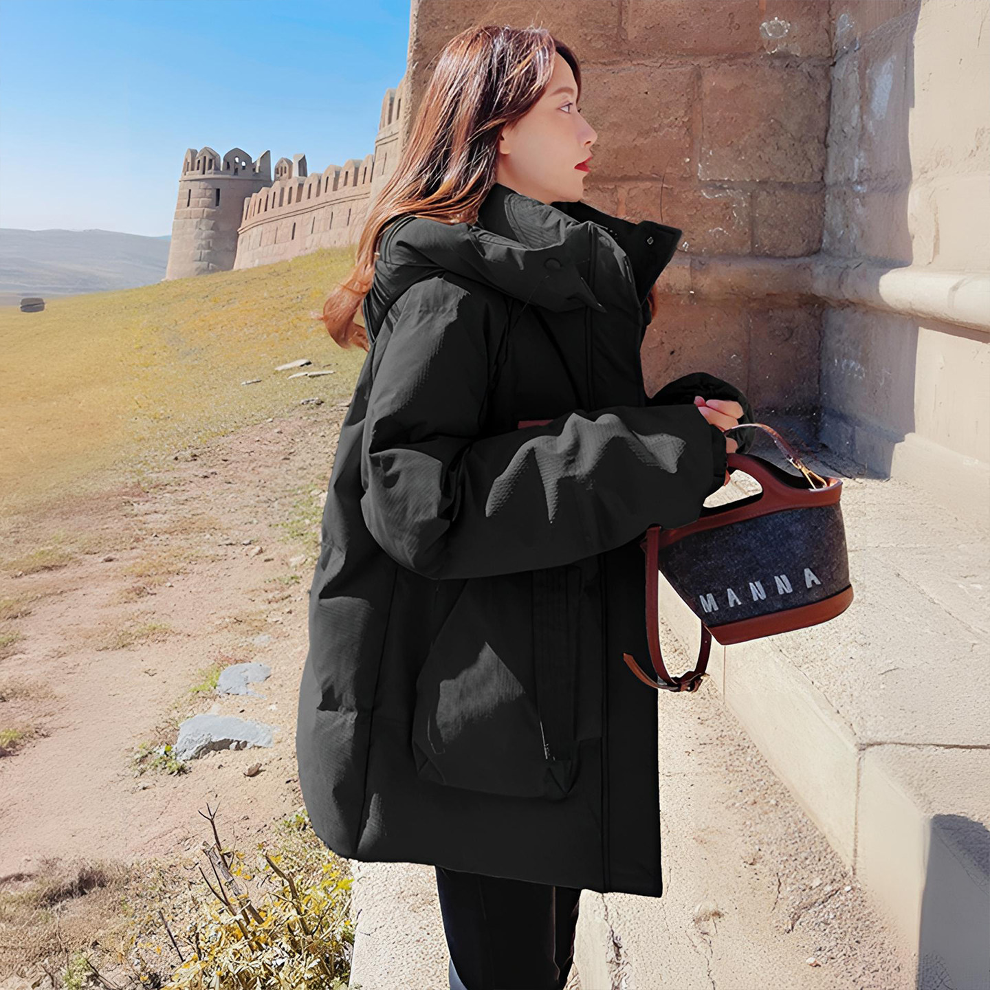 胖mm特大码豆绿色加厚保暖棉服上衣女新款小众设计感学生棉衣外套,淘宝优惠券,粉丝福利购,淘宝优惠卷