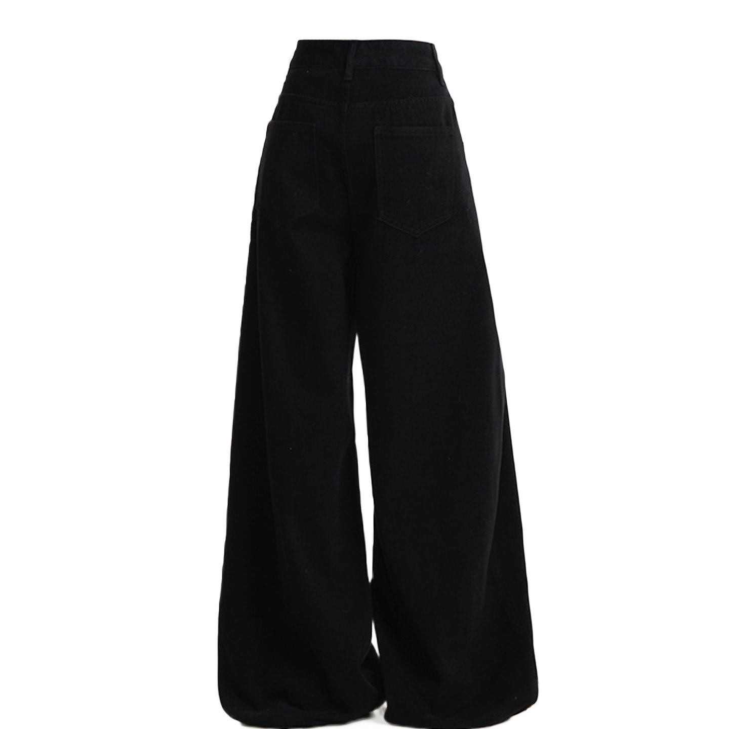 胖mm大码女装黑色牛仔裤女2025新款小个子高腰垂坠感宽松阔腿裤子,淘宝优惠券,粉丝福利购,淘宝优惠卷