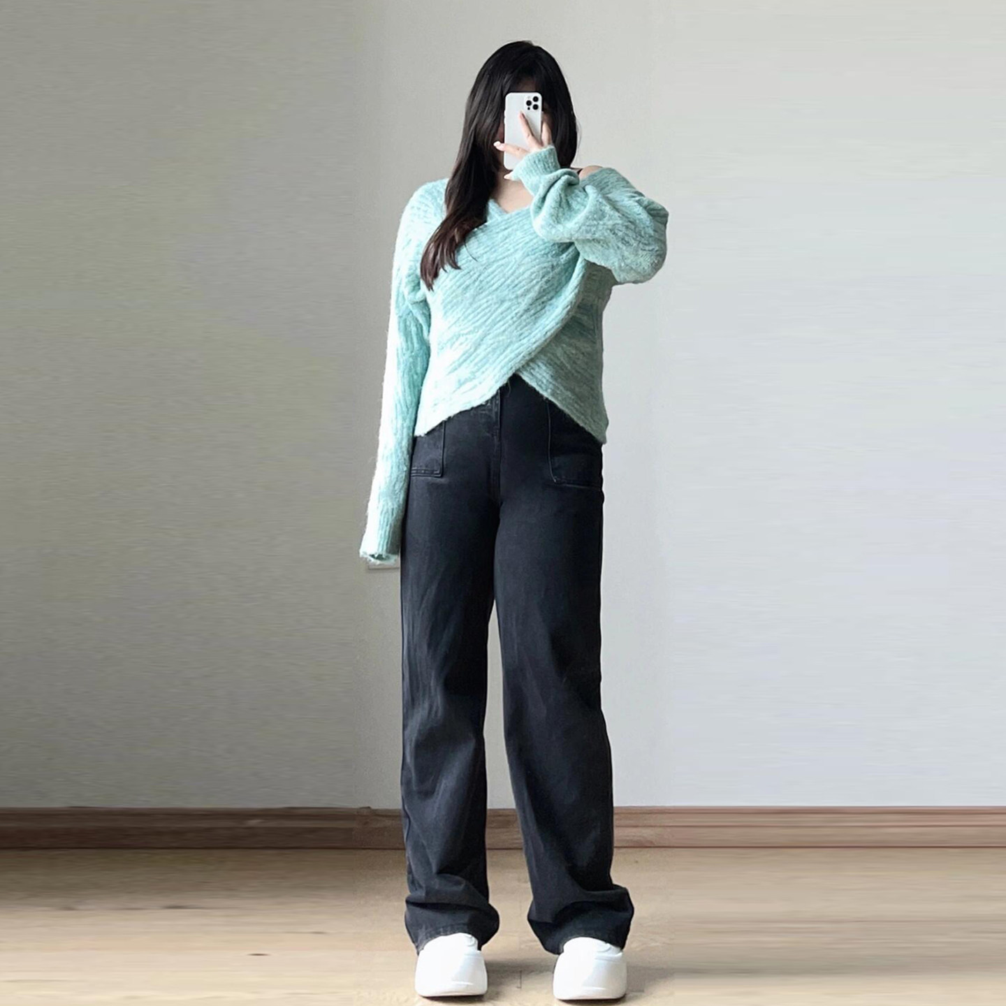 300斤大码女装黑灰色高腰直筒牛仔裤女胖mm梨型身材显瘦阔腿裤子,淘宝优惠券,粉丝福利购,淘宝优惠卷