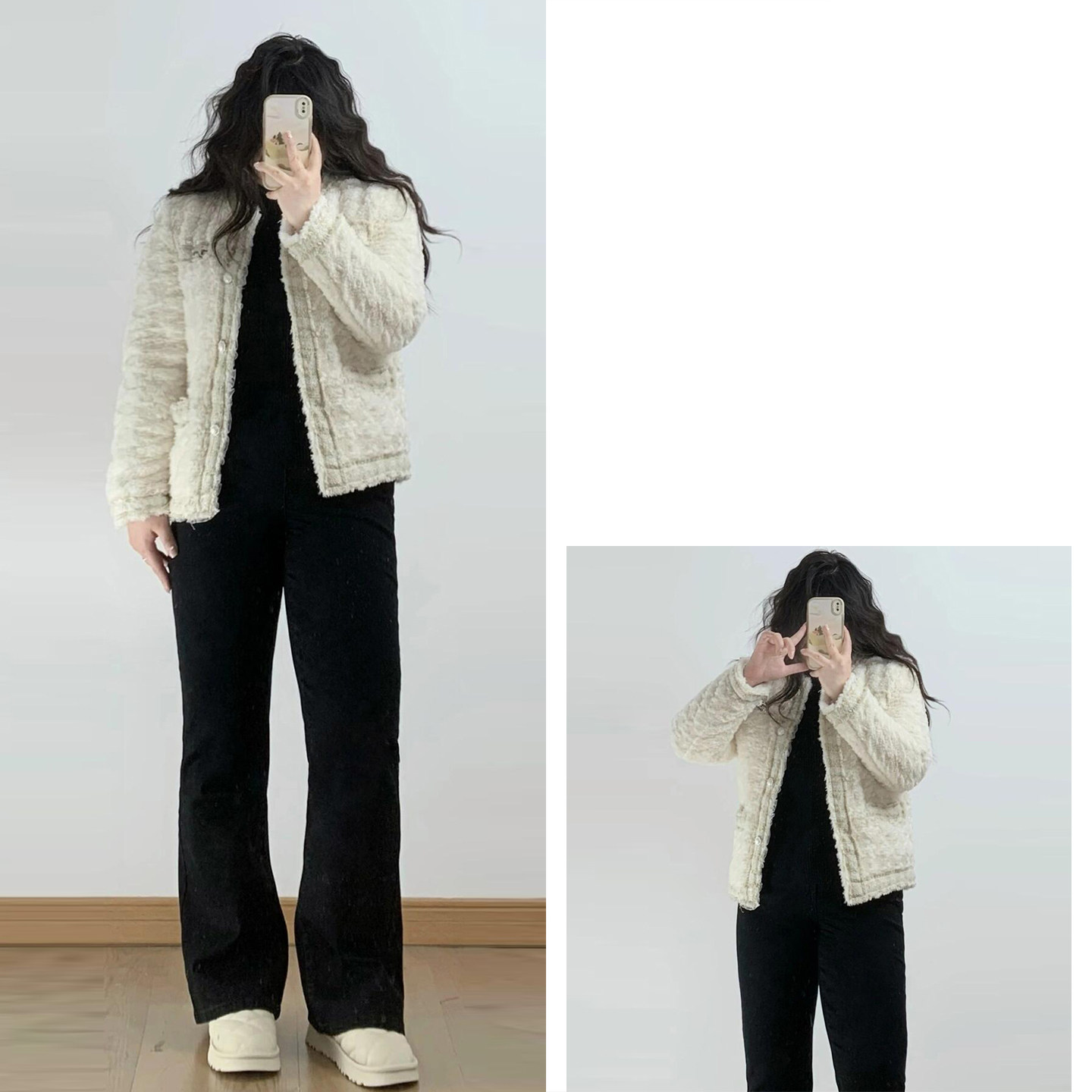 300斤大码女装美式黑色牛仔裤女胖mm弹力设计不贴腿显瘦微喇裤子,淘宝优惠券,粉丝福利购,淘宝优惠卷