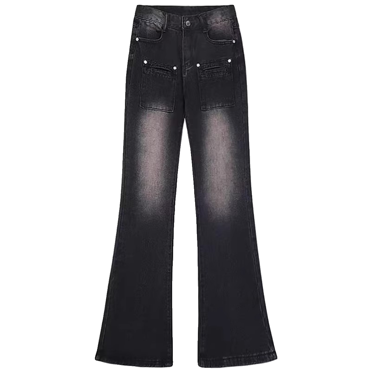 300斤胖mm大码宽松直筒牛仔裤女春秋微胖女装裤子黑色显瘦喇叭裤,淘宝优惠券,粉丝福利购,淘宝优惠卷