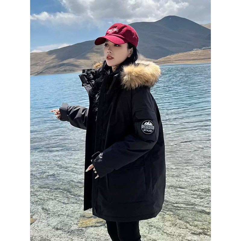 胖mm大码女装工装加厚羽绒棉服女冬季高级感宽松保暖派克服外套女,淘宝优惠券,粉丝福利购,淘宝优惠卷