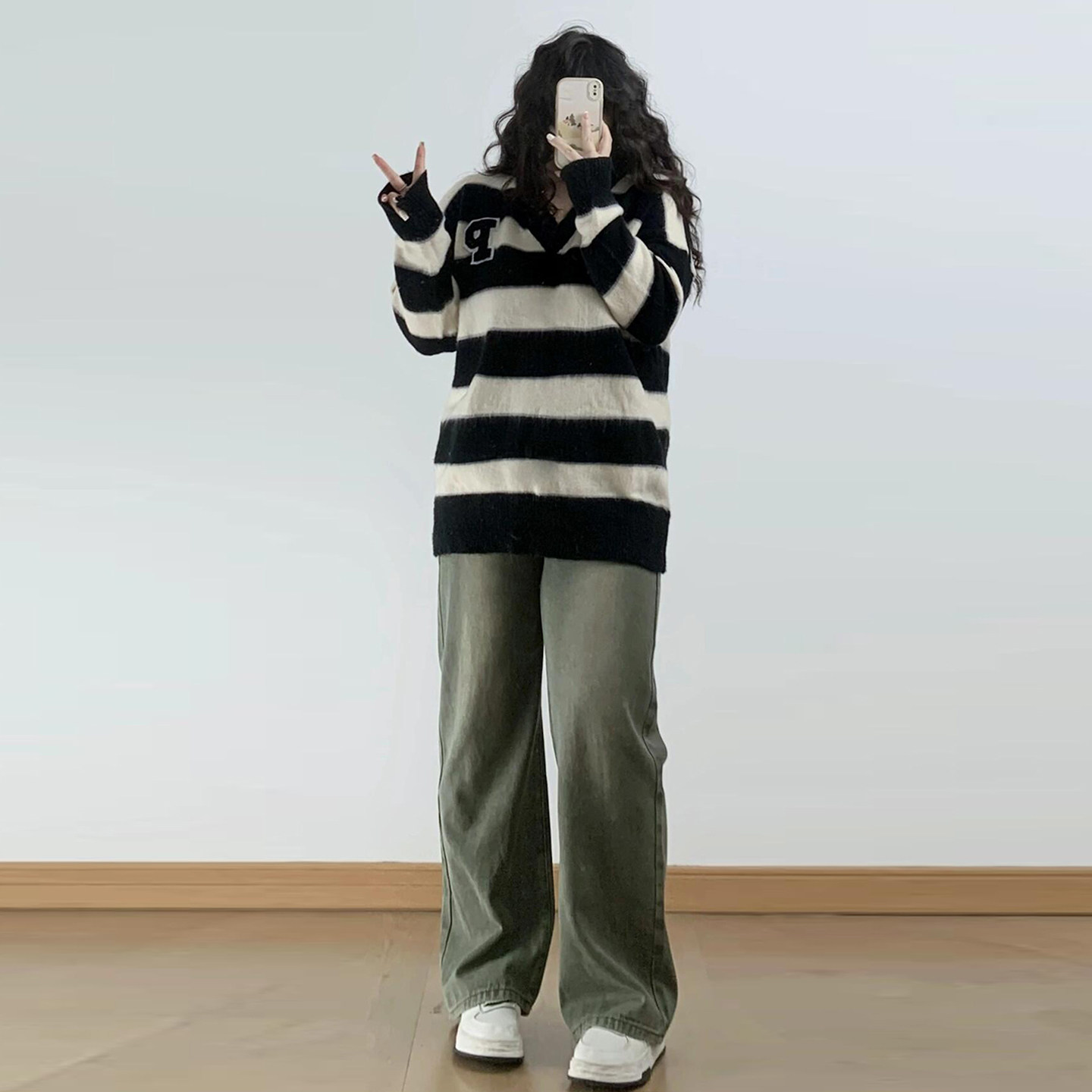 特大码女装胖mm美式穿搭显瘦阔腿牛仔裤女宽松bf慵懒风直筒长裤子,淘宝优惠券,粉丝福利购,淘宝优惠卷