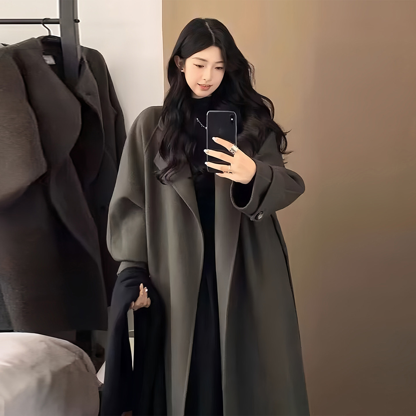 特大码女装赫本风气质百搭毛呢外套女胖mm高级感保暖加厚呢子大衣,淘宝优惠券,粉丝福利购,淘宝优惠卷