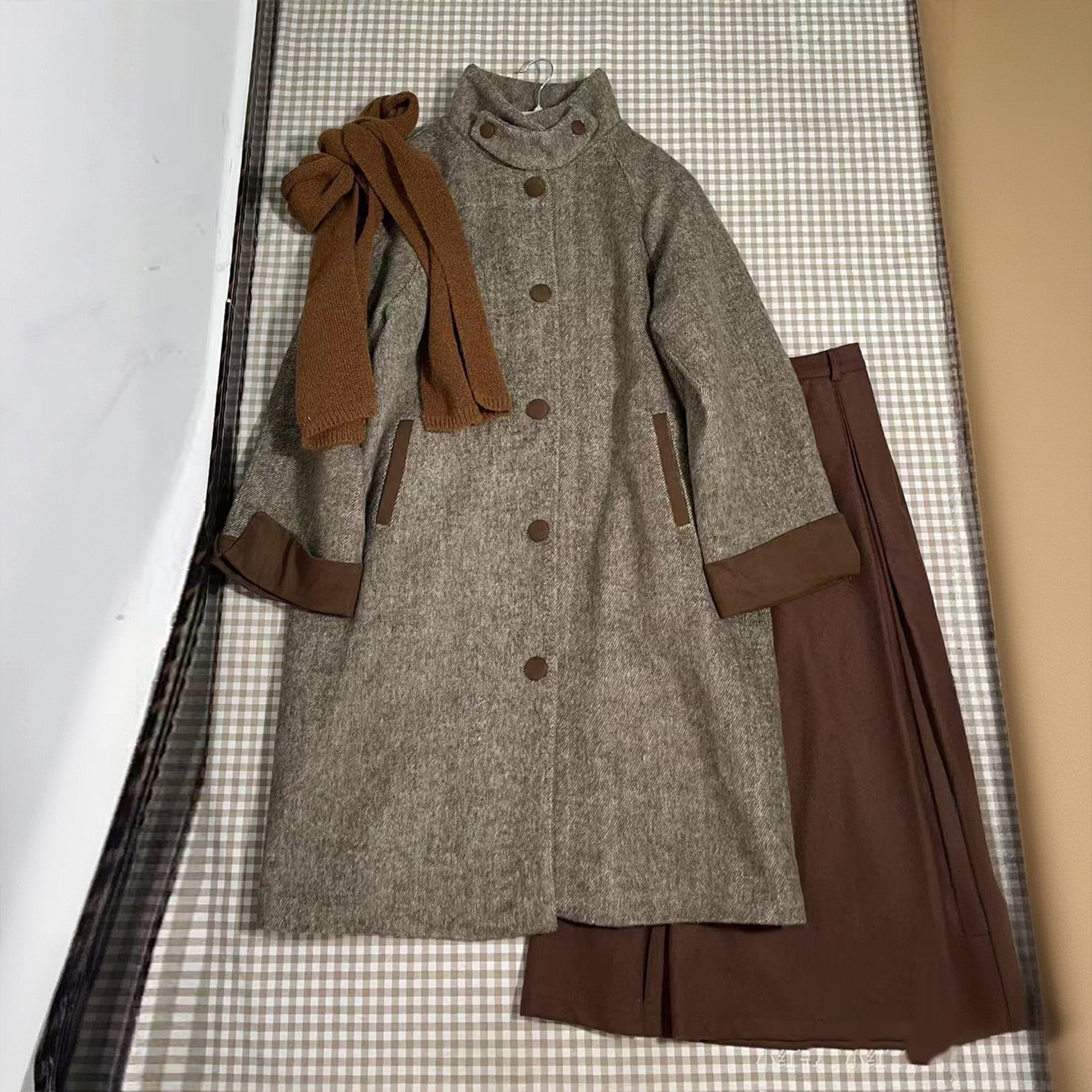 大码女装韩系学院风保暖毛呢外套女胖mm学生显瘦加厚中长款呢大衣,淘宝优惠券,粉丝福利购,淘宝优惠卷