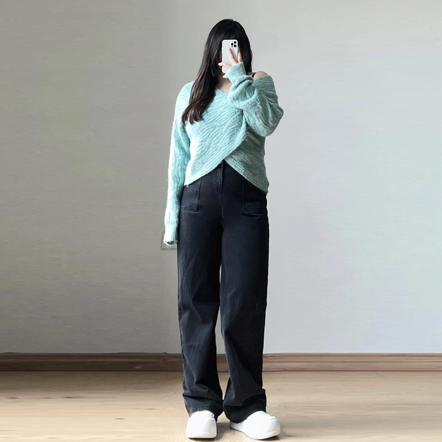 300斤大码女装黑灰色高腰直筒牛仔裤女胖mm梨型身材显瘦阔腿裤子,淘宝优惠券,粉丝福利购,淘宝优惠卷