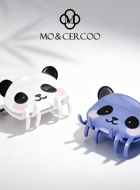 Mo&Cercoo可爱熊猫醋酸中号抓夹