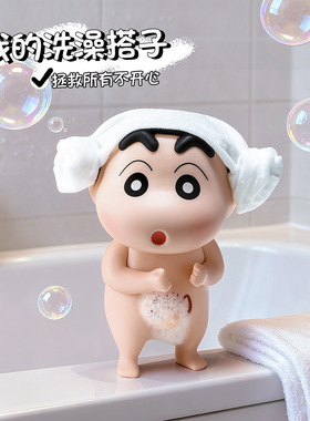 胖虎米奇蜡笔小新手办桌面家居电视柜汽车摆件缓解焦虑治愈礼物