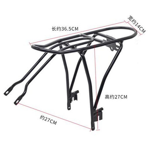 极速20寸折叠自行车后座架铝合金尾G架后货架长途旅行后行李货架