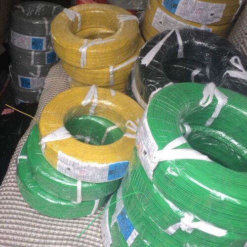 美军标线M81822-6A环保PEFE200度600V耐温耐压阻燃镀锡/镍/银铜 - 图1