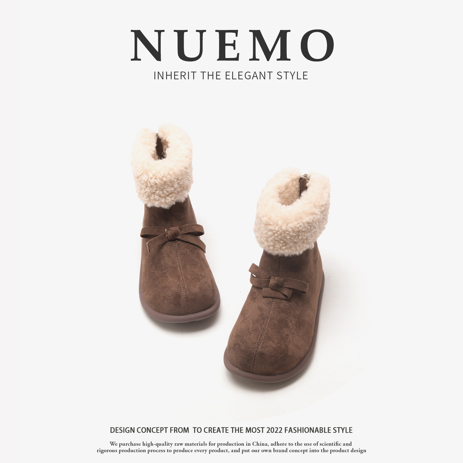 NUEMO潮童鞋~冬季新款儿童加绒保暖棉鞋女童加厚棉靴小女孩豆豆靴,淘宝优惠券,粉丝福利购,淘宝优惠卷